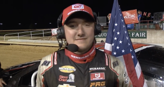 Brenden Queen’s Victory Lane interview at the DuQuoin State Fairgrounds